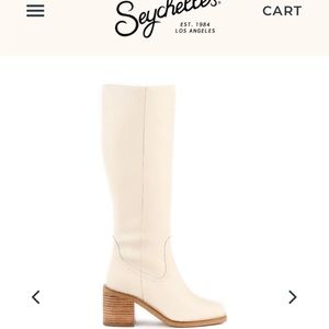 Size 8.5 Seychelles off white Itinerary boot